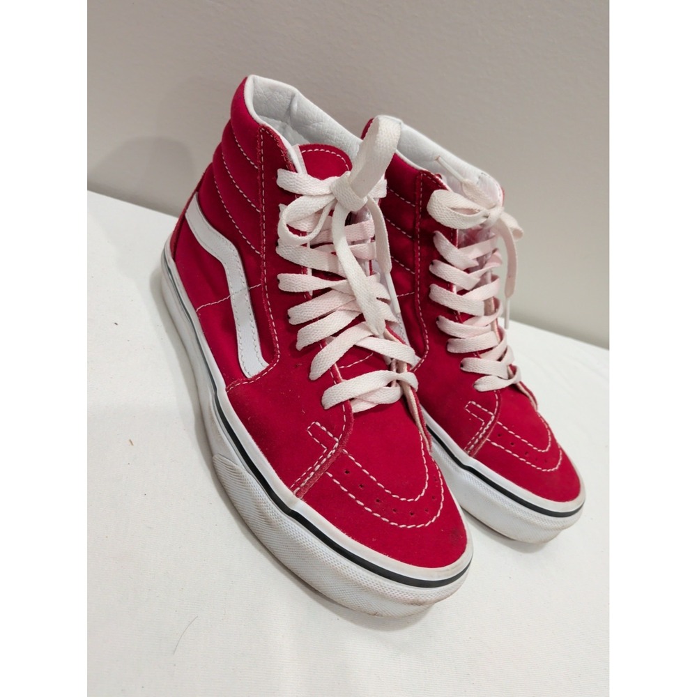 Vans Sk8 Hi Shoes Red High Top Sneakers VN0A4BV6JV6 Kids 4 Men 4 Women 5.5